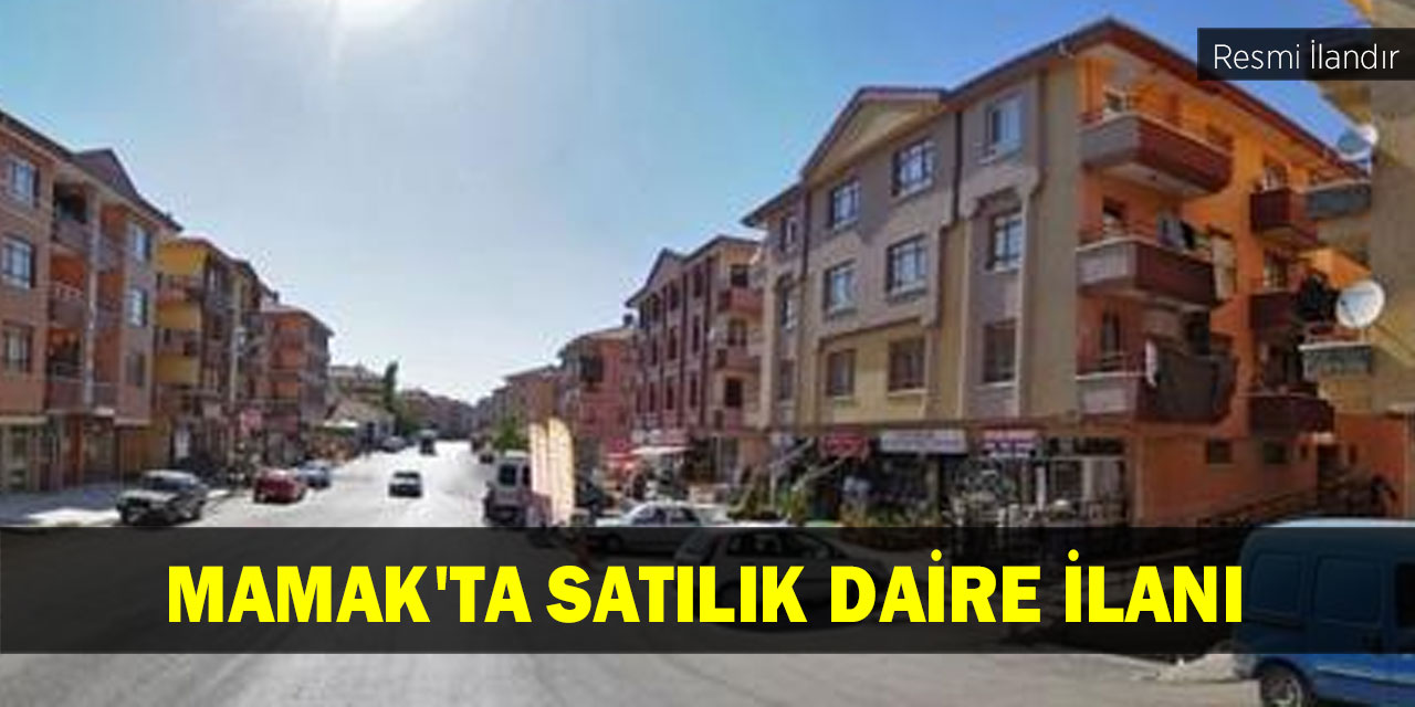 Mamak'ta satılık daire ilanı