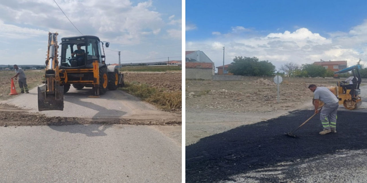 Haymana'da yol bakım ve onarım çalışmaları aralıksız devam ediyor!