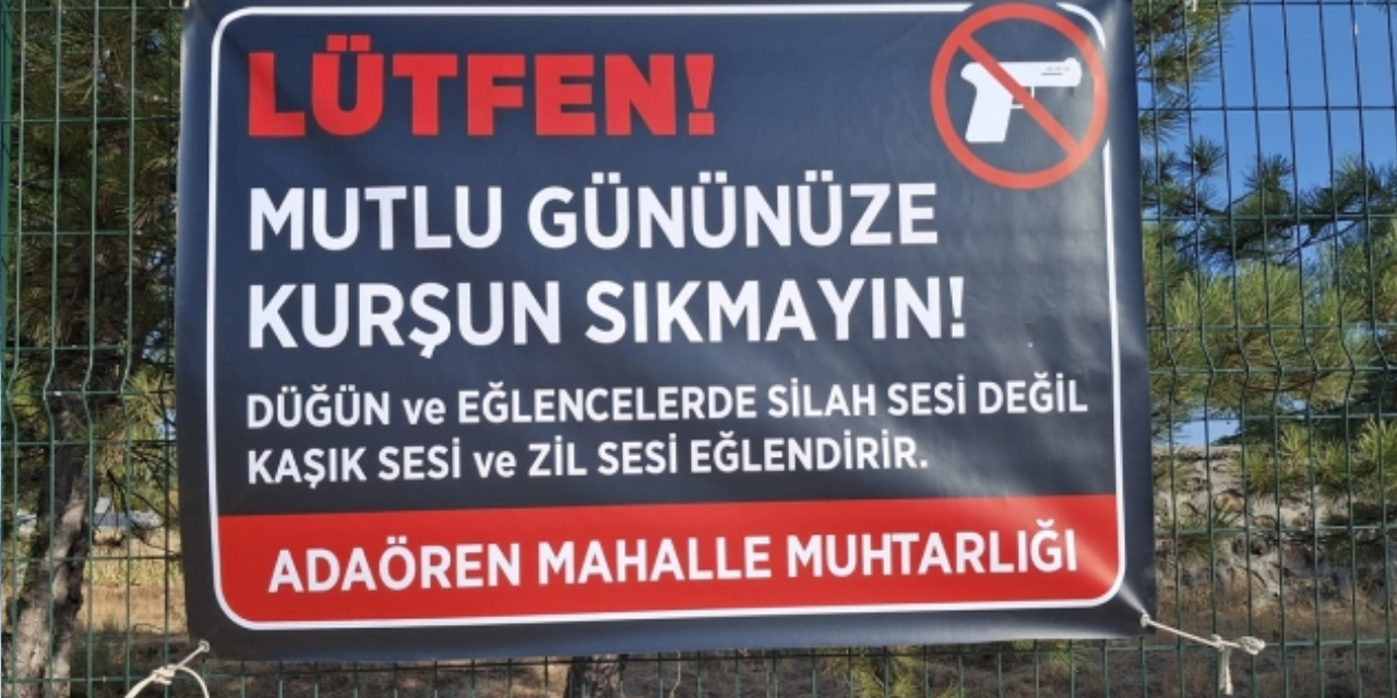 Beypazarı Adaören mahallesi'nde düğünlerde silah kullanımı yasaklandı