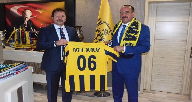Başkan Duruay’dan Ankaragücü’ne destek