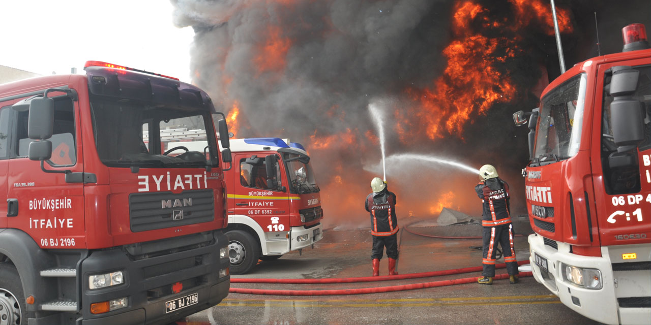 Ankara İtfaiyesi 16 bin 652 olaya müdahale etti