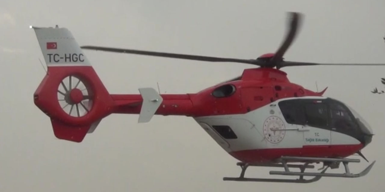 Ambulans helikopter, Beypazarı'ndan Postlu için havalandı