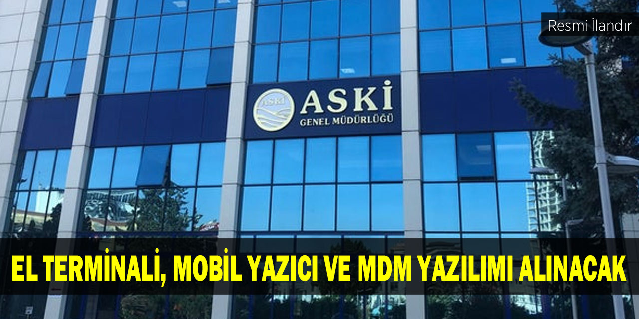 El Terminali, Mobil Yazıcı ve MDM Yazılımı Alınacak