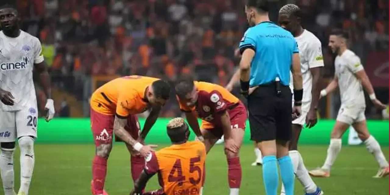 Galatasaray'dan Victor Osimhen açıklaması: Sakatlığı ciddi mi?