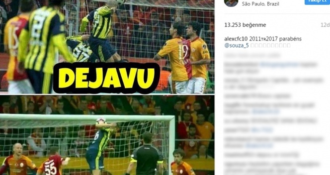 Alex’ten derbi paylaşımı: Dejavu