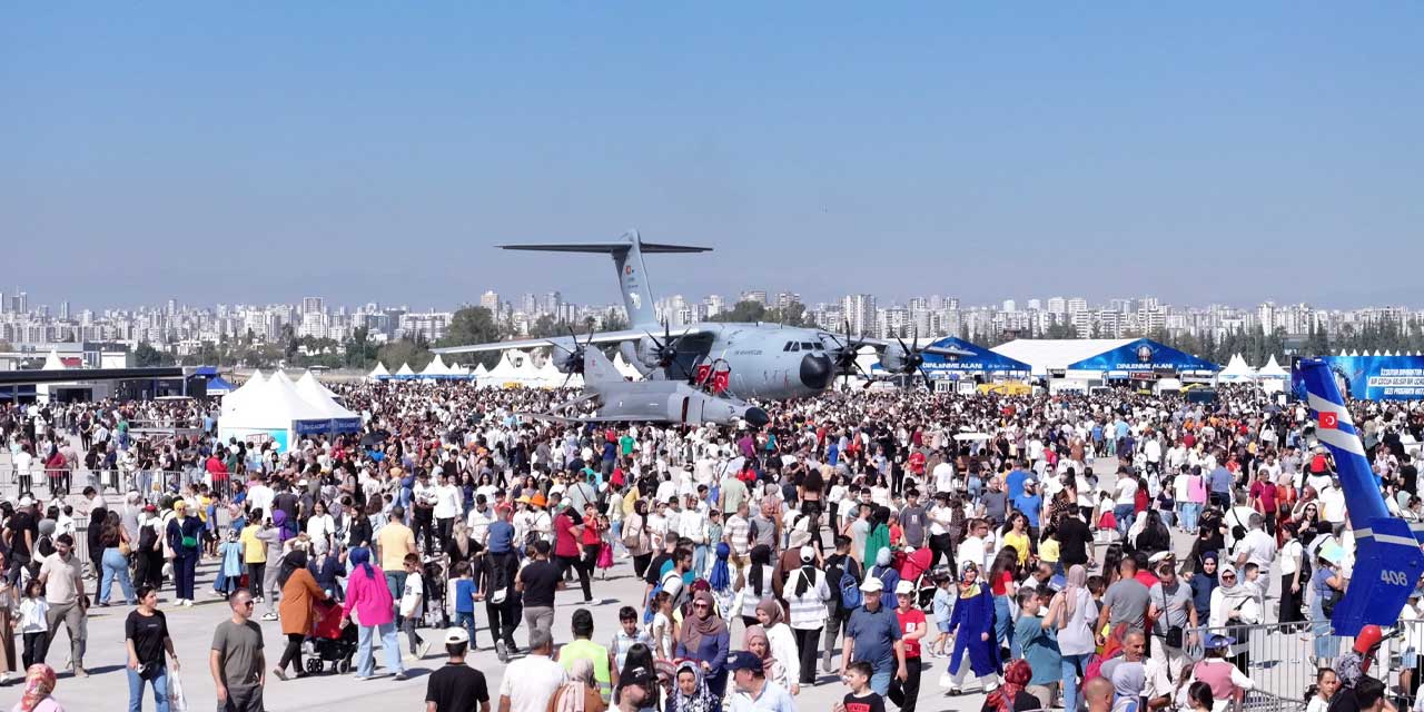 Adana'da TEKNOFEST'e yoğun ilgi: TEKNOFEST'e 1 milyondan fazla ziyaretçi katıldı