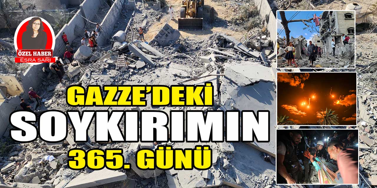 İsrail'in Gazze'ye yönelik saldırılarının 1. yılı