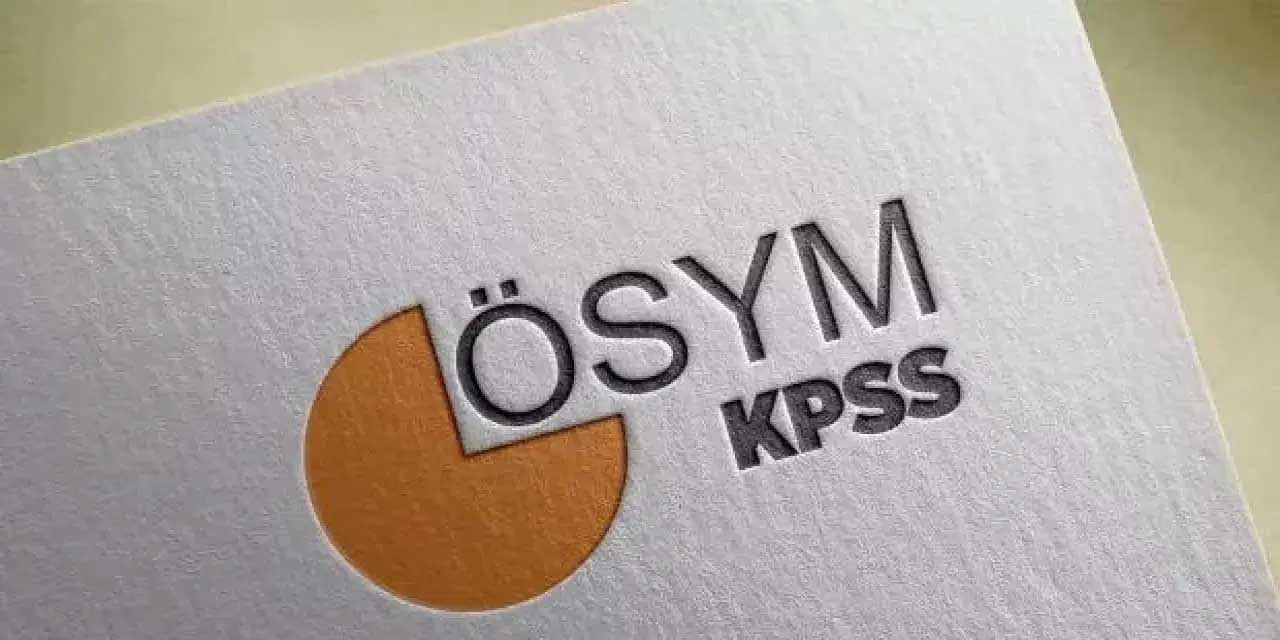 KPSS branş bazında sıralamalar açıklandı!