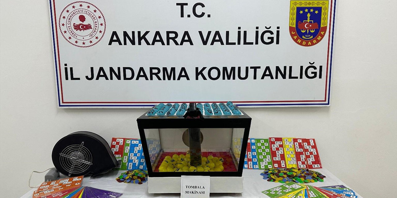 Ankara'da kumarhane olarak kullanılan çiftlik evine baskın: 2 gözaltı