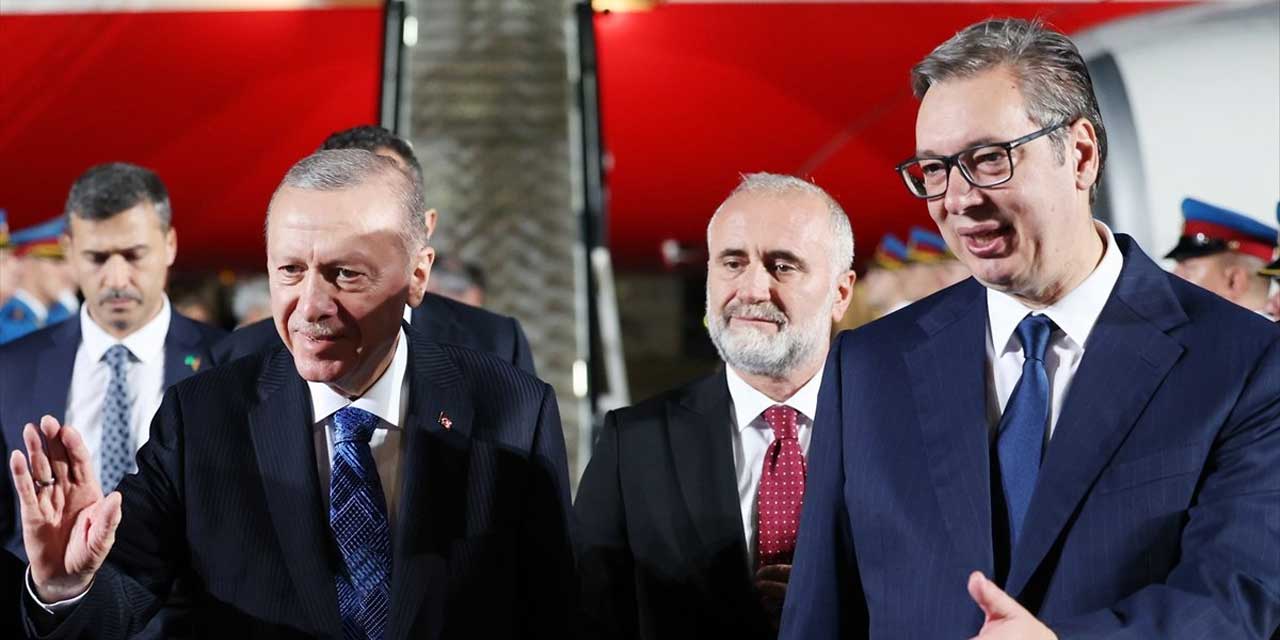 Cumhurbaşkanı Erdoğan, Tiran'dan Belgrad'a geçti