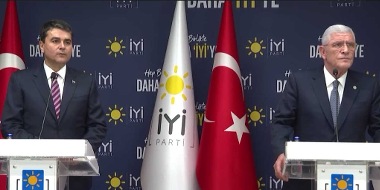 İYİ Parti Genel Başkanı Müsavat Dervişoğlu, Demokrat Parti Genel Başkanı Gültekin Uysal'la bir araya geldi: İş birliği mesajı