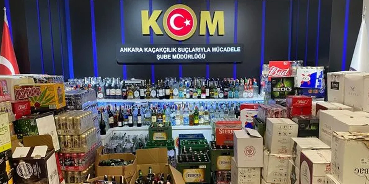 Ankara'da alkol kaçakçılığı operasyonlarında 4 şüpheli yakalandı