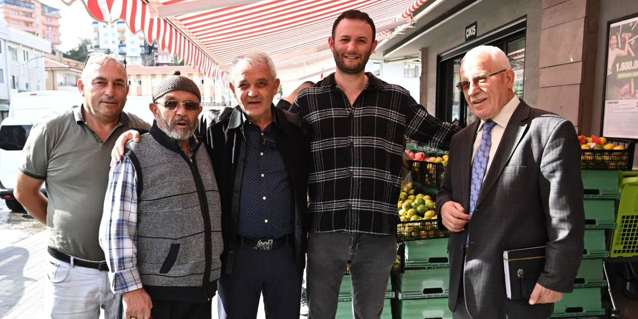 Veli Gündüz Şahin'den esnaf ziyareti