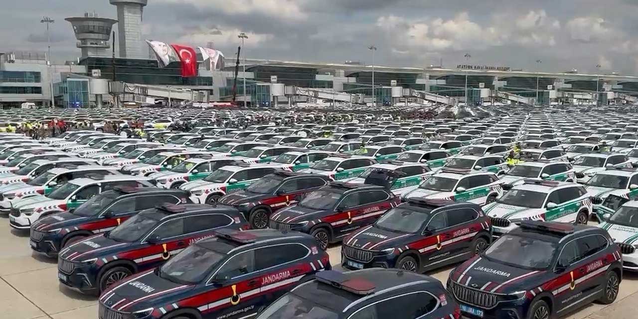 Ankara'da emniyet ve jandarmanın araç filosu genişliyor: 380 araç daha katıldı