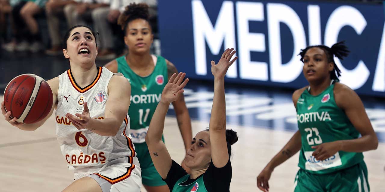 Galatasaray Çağdaş Faktoring, Avrupa Kupası'nda Uniao Sportiva'yı farklı geçti: 84-52