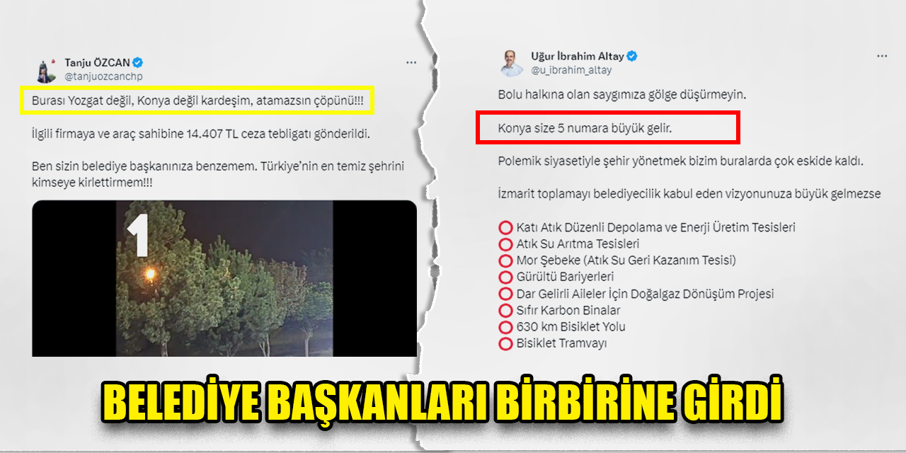 Belediye Başkanları birbirine girdi! Başkan Özkan tartışmayı başlatmıştı