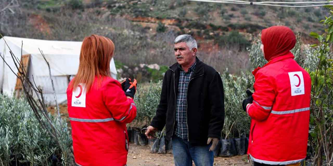 Türk Kızılay’dan depremzede çiftçilere destek