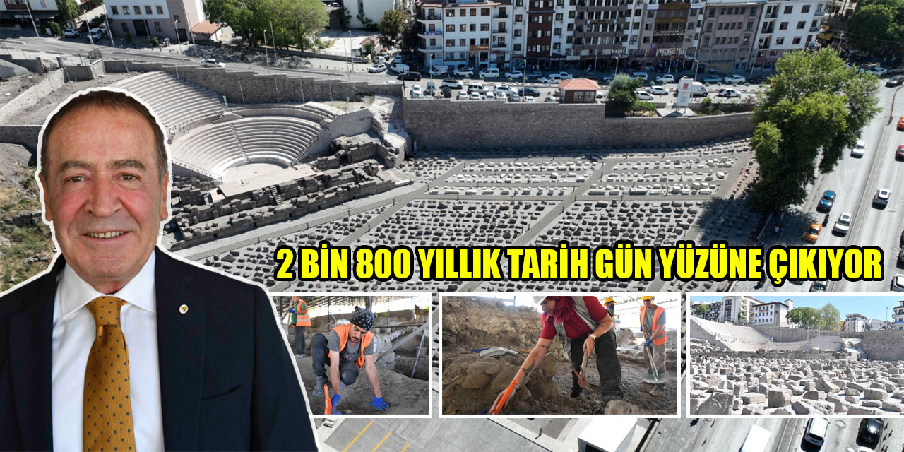 Ankara'da  ‘Arkeopark Projesi’ ile 2 bin 800 yıllık tarihi gün yüzüne çıkarıyor