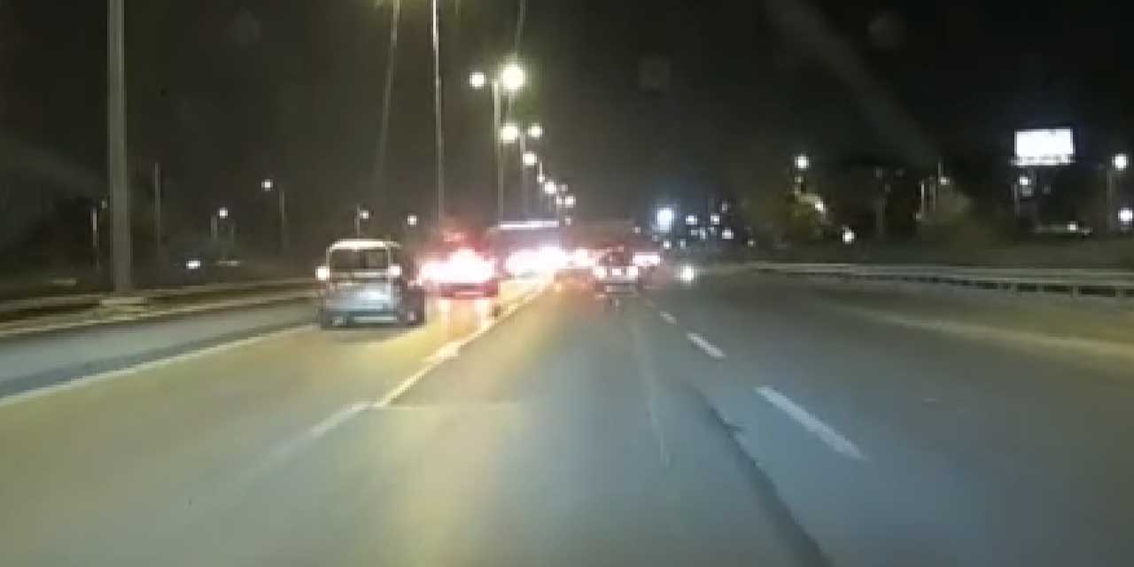 Ankara'da makas atan araç motora çarptı: 2 kişi yaralandı