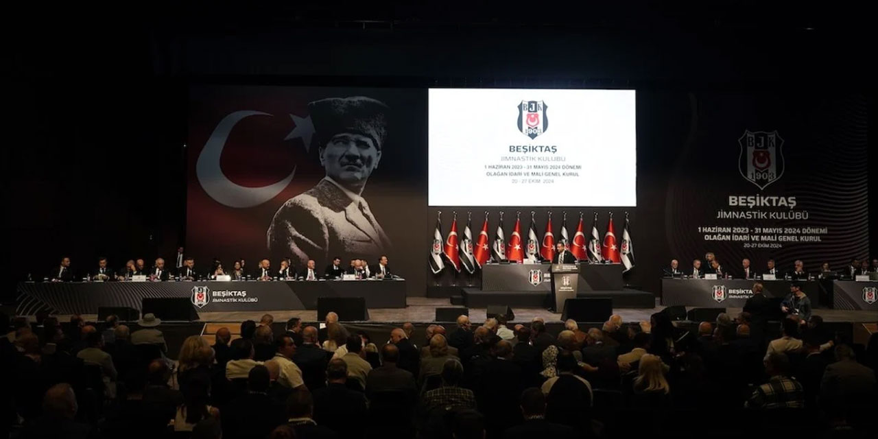 Beşiktaş kongresinde ortalık karıştı: Sandalyeler havada uçuştu!