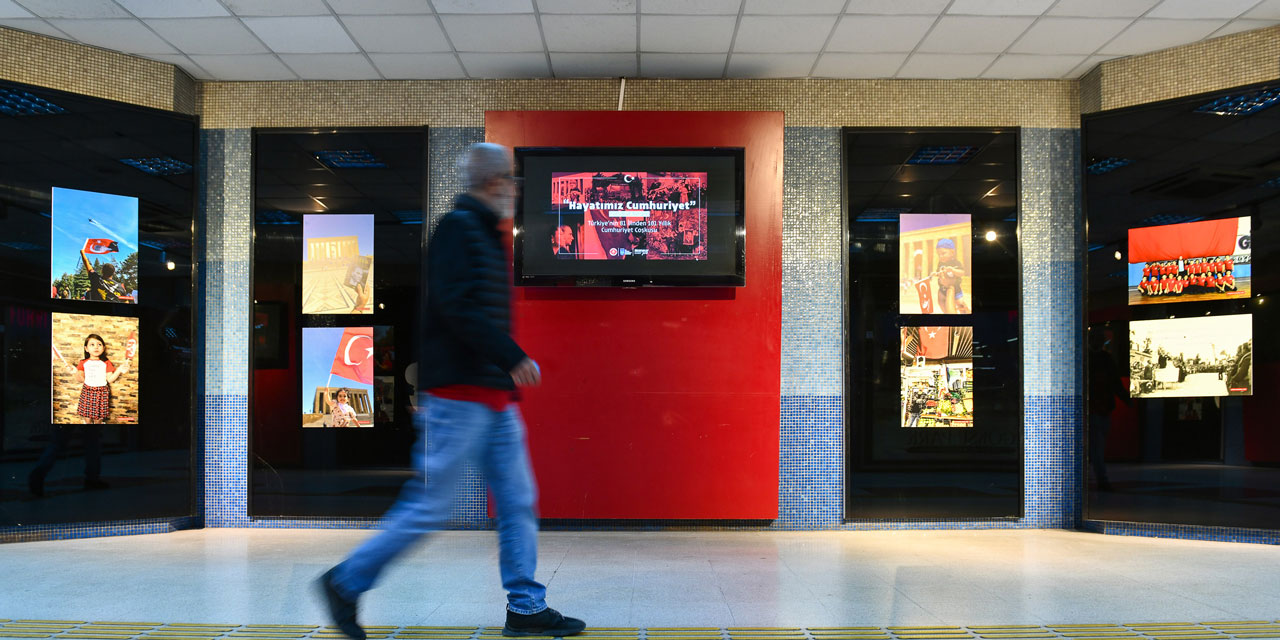 Cumhuriyet'in 101.yılı Ankara'yı sardı: “Cumhuriyet ve Sen” temalı sergi!