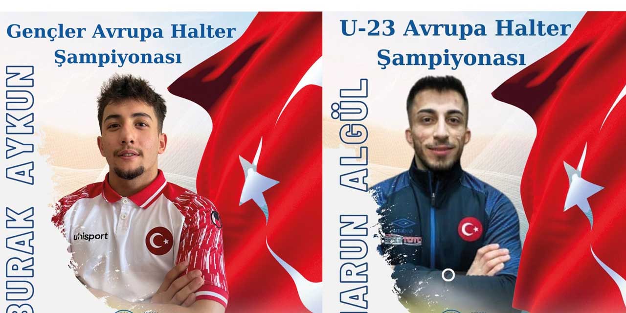 ABB ASKİ Spor haltercileri Polonya'da şov yaptı: Burak Aykun ve Harun Algün'den biri altın 3 madalya