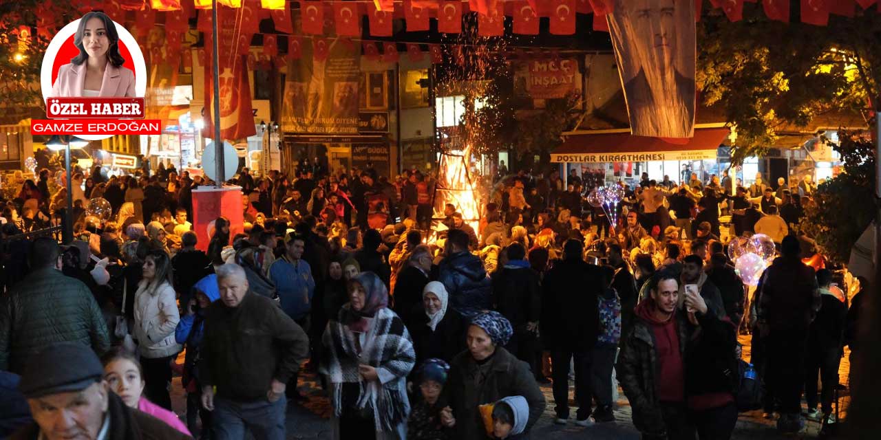 Sinsin Ateşi Cumhuriyetin 101. Yılı için yandı: Güdül geleneği bozmadı