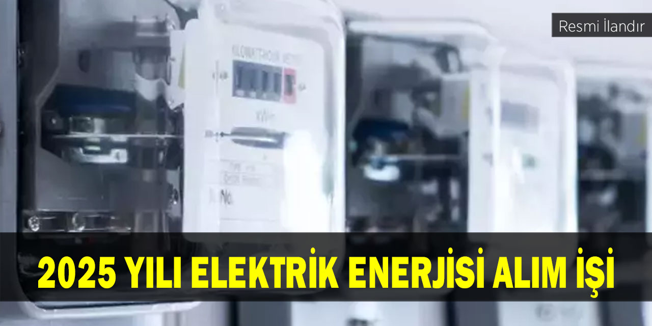 2025 Yılı Elektrik Enerjisi Alım İşi