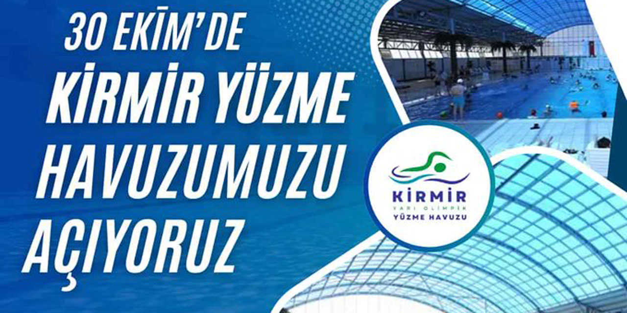 Kızılcahamam Belediyesi Kirmir Yarı Olimpik Yüzme Havuzunu yeniledi!