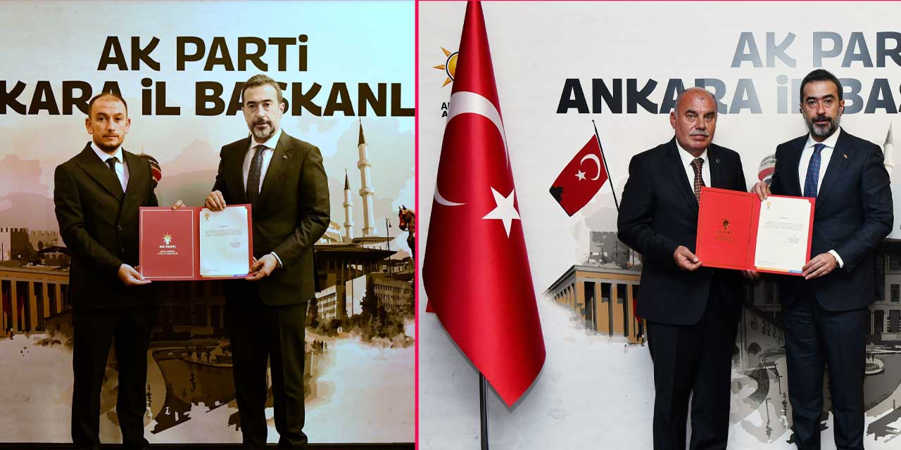 AK Parti Ankara'da 2 ilçede görev değişimi: Ayaş ve Güdül'e yeni ilçe başkanları atandı