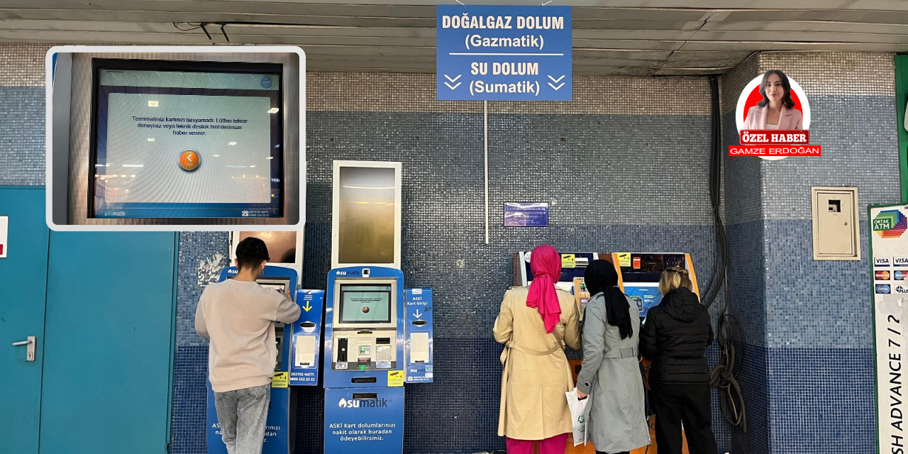 Ankara Kızılay Metro’da Sumatik ve Gazmatik cihazları yetersiz kaldı