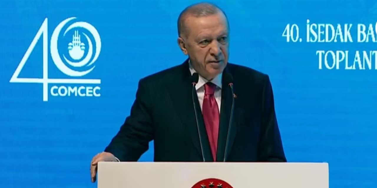 Cumhurbaşkanı Erdoğan İSEDAK'da konuştu: "Gazze’de Son Asrın En Vahşi Soykırımı Yaşanıyor"