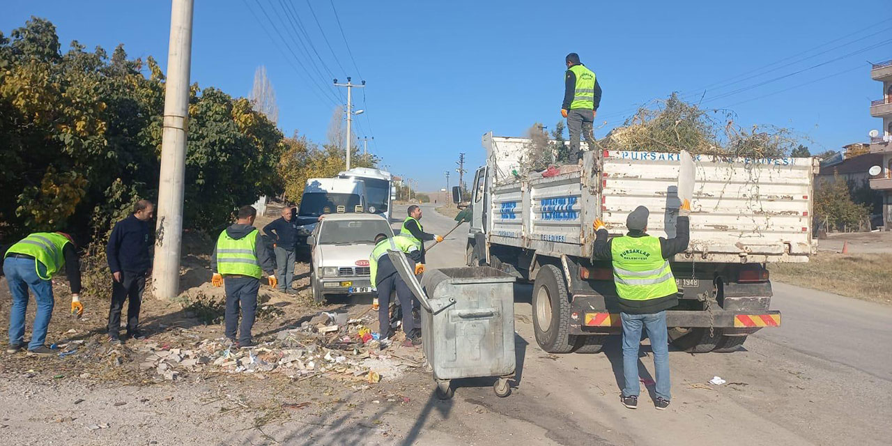 Pursaklar’da temizlik seferberliği