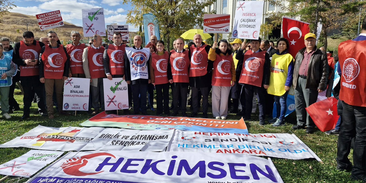 Aile hekimlerinden Sağlık Bakanlığı önünde eylem: Yönetmeliği geri çekin