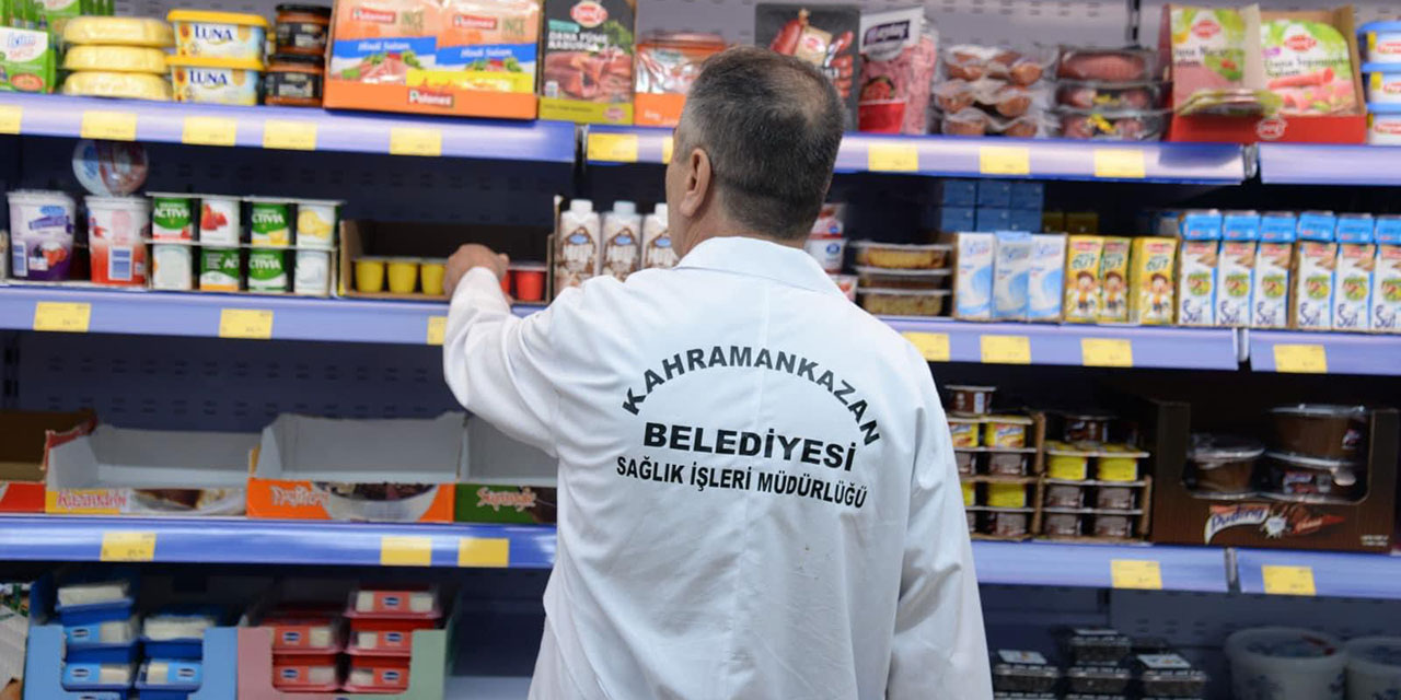 Kahramankazan’da zincir marketlere sıkı denetim