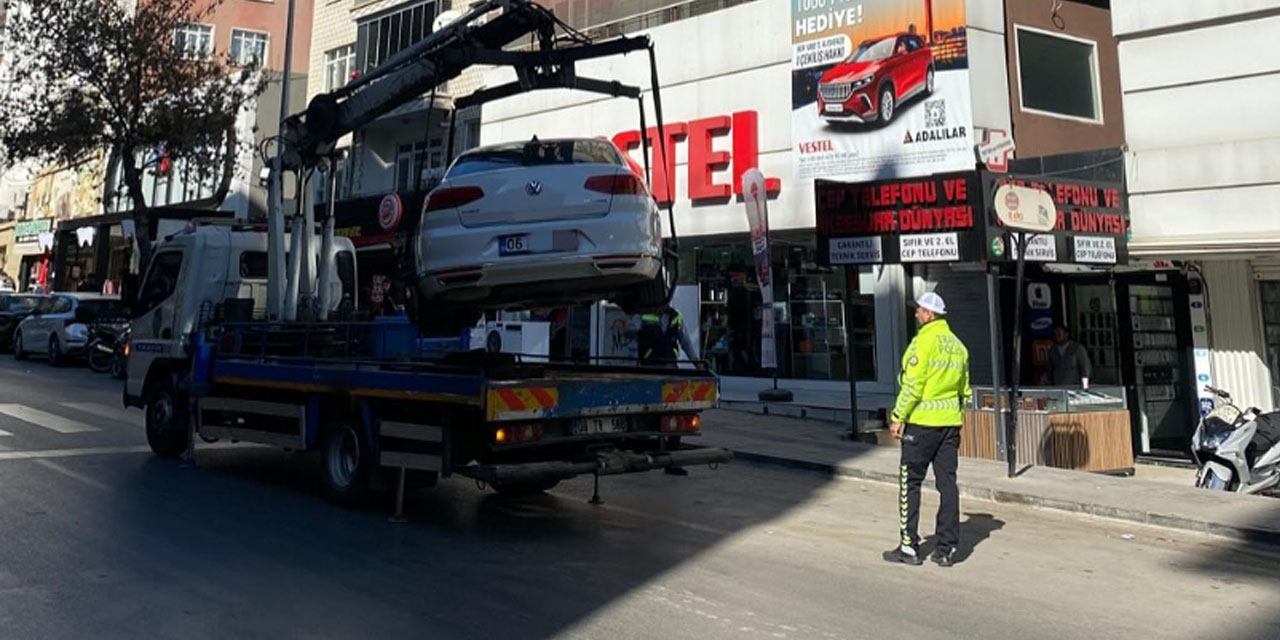 Ankara'da buralara araç park edenler yandı: Tek tek ceza yazılıp çekiliyor