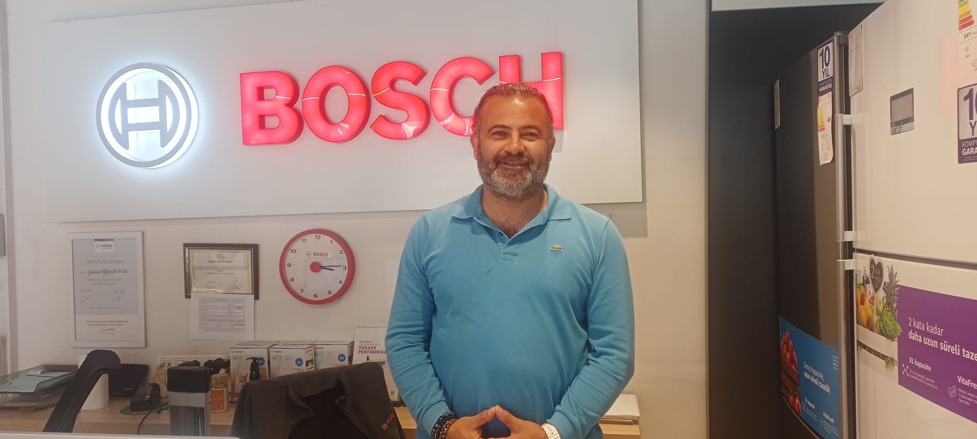 Bosch Mağaza Yöneticisi Mehmet Gümüşçü’den beyaz eşya alacaklara erken alım tavsiyesi