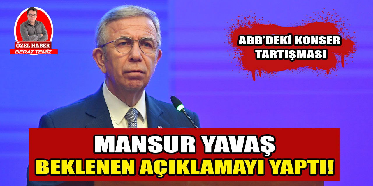 Ankara'da konser polemiği: Mansur Yavaş'tan beklenen açıklama geldi