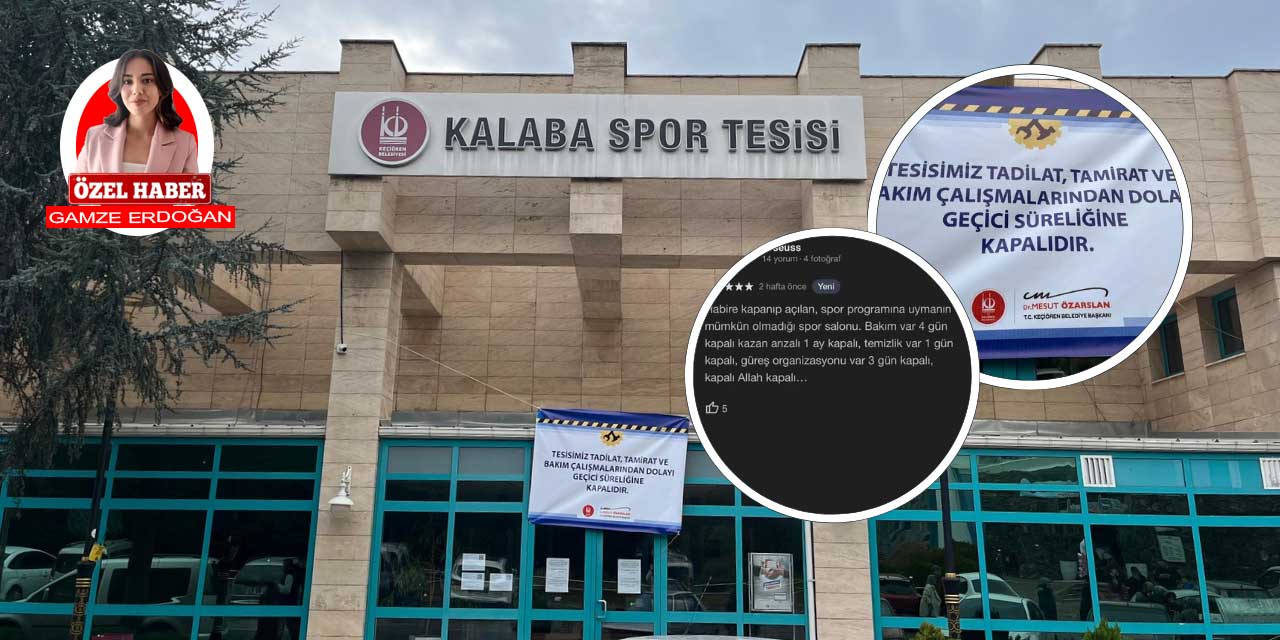 Kalaba Spor Tesisi'nde bitmeyen bahaneler: Sebep bu sefer kazan arızası