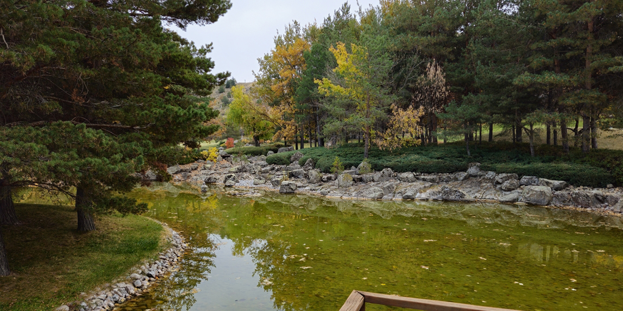 Kırşehir’de bozkırın ortasında Japon Bahçesi