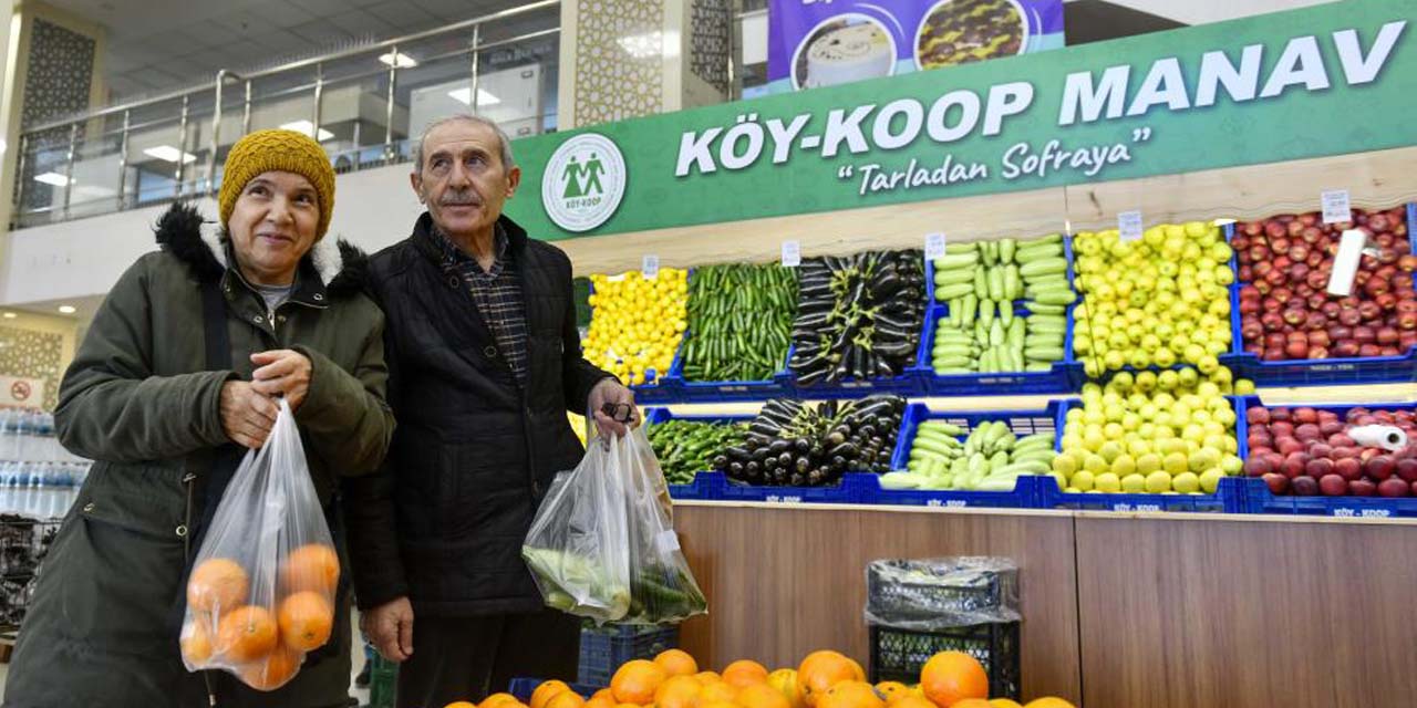 Başkent'te yerel üreticiye destek, halkın bütçesine katkı