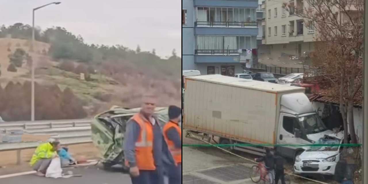 Ankara’da peş peşe trafik kazaları: Mamak'ta freni patlayan kamyon dehşet saçtı, Eryaman'da araç ikiye bölündü