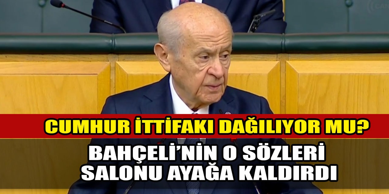 MHP Lideri Devlet Bahçeli: "Cumhurbaşkanımızla aramızda sarsılmaz bağ var"