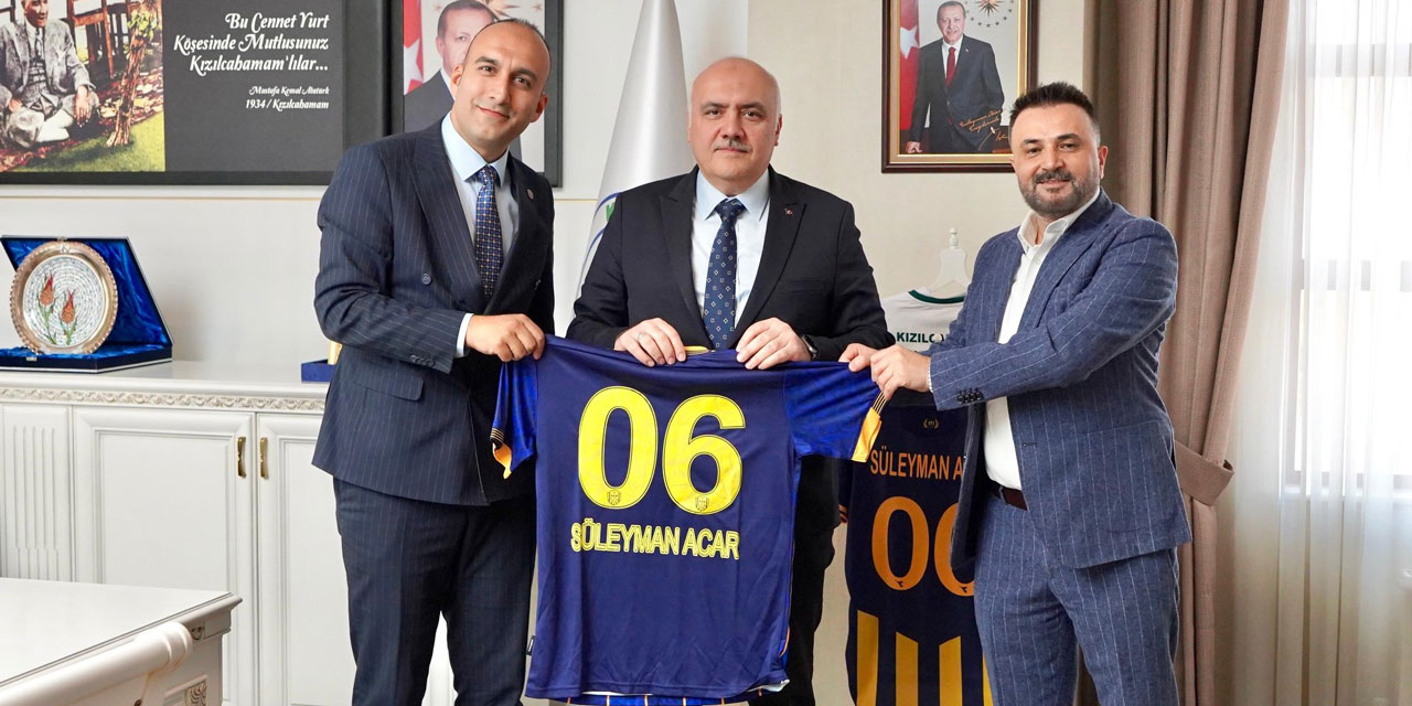 Ankaragücü Yönetim Kurulu Üyelerinden Başkan Acar'a ziyaret