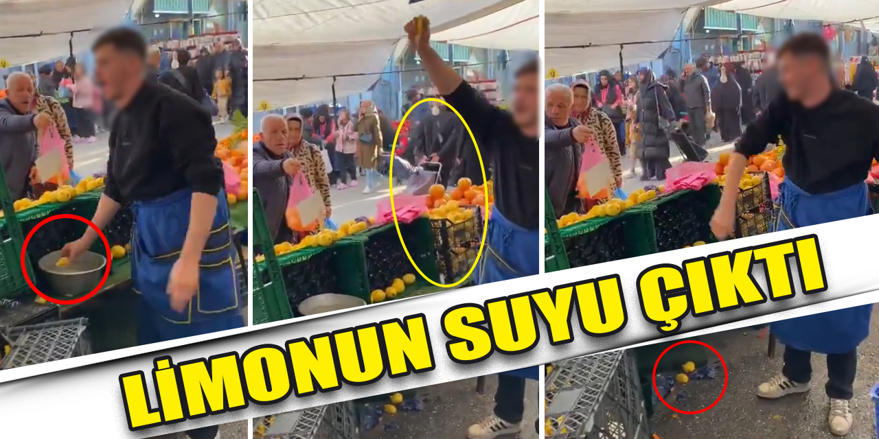 Pazarcı esnafı ‘limonun suyu’nu çıkardı!