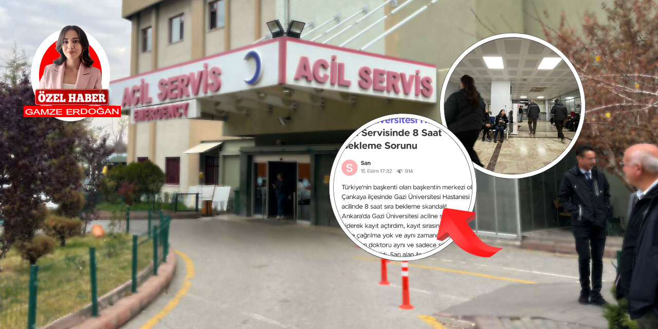 Bekleme süresi saatler alıyor: Gazi Hastanesi Acil Servisinde sıra çilesi!