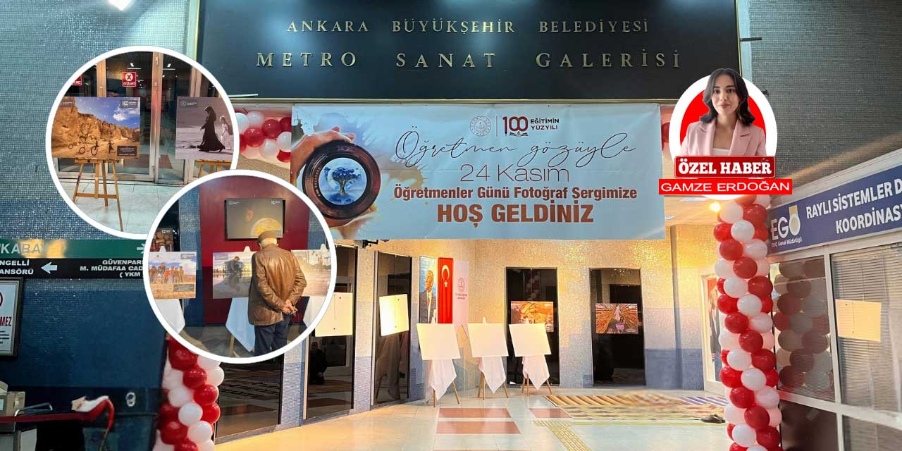 Ankara Kızılay Metro Sanat Galerisi'nde Öğretmenler Günü için dikkat çeken hazırlık!