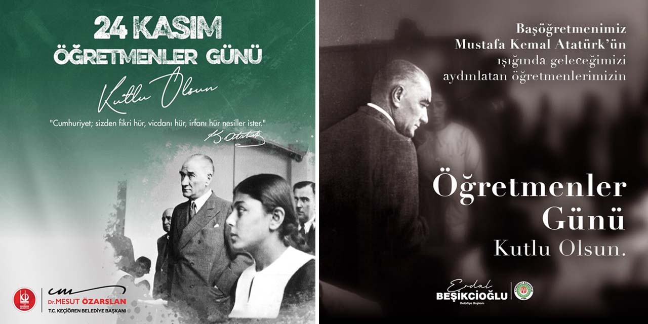 Ankara’nın ilçe belediye başkanları, Öğretmenler Günü’nü kutladı