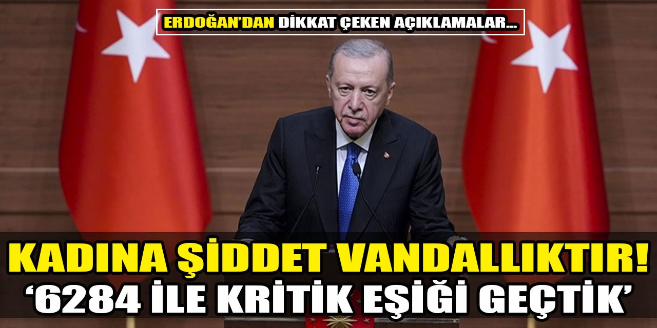 Cumhurbaşkanı Erdoğan'dan Filistinli kadınlara  destek mesajı:"Biz sizin yanınızdayız!"