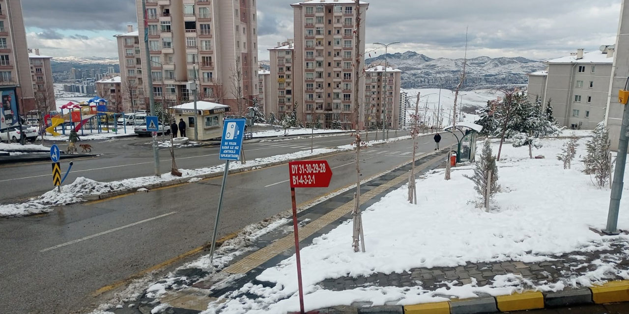 Mamak Belediyesinden kar yağışı uyarısı